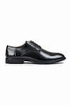 Wednesday Lifestyle_Black Leo Genuine Leather Derby Shoes _Online_at_Aza_Fashions