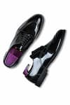 Shop_Wednesday Lifestyle_Black Matthew Glossy Finish Derby Shoes _at_Aza_Fashions