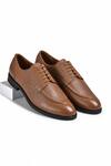 Buy_Wednesday Lifestyle_Brown Matthew Plain Derby Shoes _at_Aza_Fashions