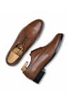Shop_Wednesday Lifestyle_Brown Dominic Brogue Cutwork Derby Shoes _at_Aza_Fashions