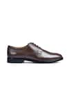 Wednesday Lifestyle_Brown Derby Wide 2 Lace Tie-up Shoes _Online_at_Aza_Fashions