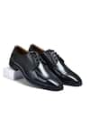 Buy_Wednesday Lifestyle_Black Derby Classic Foam Collar Shoes _at_Aza_Fashions