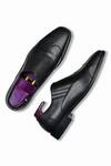 Shop_Wednesday Lifestyle_Black Benji Genuine Leather Loafers _at_Aza_Fashions