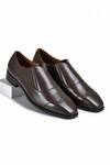 Buy_Wednesday Lifestyle_Brown Benji Genuine Leather Stitchline Loafers _at_Aza_Fashions