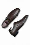 Shop_Wednesday Lifestyle_Brown Benji Genuine Leather Stitchline Loafers _at_Aza_Fashions