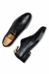 Shop_Wednesday Lifestyle_Black Bradley Genuine Leather Wholecut Oxford Shoes _at_Aza_Fashions