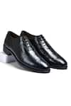 Buy_Wednesday Lifestyle_Black Bradley Croco Leather Wholecut Oxford Shoes _at_Aza_Fashions