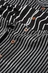 Buy_Abraham & Thakore_Black Pure Cotton Print Stripe Shirt 