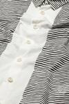 Buy_Abraham & Thakore_Ivory Pure Cotton Print Stripe Panel Shirt 