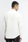 Shop_Abraham & Thakore_Ivory Pure Cotton Textured Shirt _at_Aza_Fashions