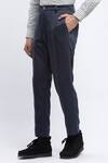 Buy_Abraham & Thakore_Blue Viscose Solid Straight Fit Pant _Online_at_Aza_Fashions