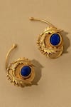 Shop_AK-OK_Blue Stones Drop Of Heaven Ear Cuffs _at_Aza_Fashions