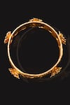 Shop_AK-OK_Gold Plated Cutwork Blooming Ladder Bangle _Online_at_Aza_Fashions