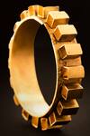 Shop_AK-OK_Gold Plated Ancient Brick Bangle - Single Pc _Online_at_Aza_Fashions