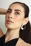 Buy_Varnika Arora_Black Enameled Cascade Color Block Earrings _at_Aza_Fashions