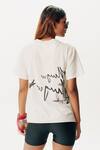 Shop_AK-OK_White Cotton Printed Typography Round Neck T-shirt _at_Aza_Fashions