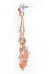 Buy_Samyukta Singhania_Peach Bead Enamelled Stone Embellished Chandbalis _Online_at_Aza_Fashions