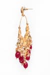 Buy_Samyukta Singhania_Pink Kundan Embellished Earrings _Online_at_Aza_Fashions