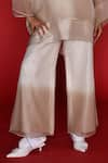 Shop_FEBo6_White Organza Plain Sky And Ombre Wide Legged Trouser _Online_at_Aza_Fashions