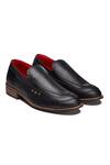 Buy_Banjaaran Studio_Black Brogue Nizam Loafers _at_Aza_Fashions