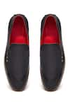 Shop_Banjaaran Studio_Black Brogue Nizam Loafers _at_Aza_Fashions