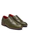 Buy_Banjaaran Studio_Green Brogue Maharaja Shoes _at_Aza_Fashions