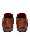 Shop_Banjaaran Studio_Brown Brogue Wazir Loafers _Online_at_Aza_Fashions