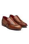 Buy_Banjaaran Studio_Brown Brogue Wazir Loafers _at_Aza_Fashions