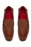 Shop_Banjaaran Studio_Brown Brogue Wazir Loafers _at_Aza_Fashions