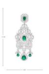Buy_Moh-Maya By Disha Khatri_Green Zari, Stones, Diamonds Zircon Embellished Jewellery Set _Online