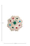 Moh-Maya by Disha Khatri_Multi Color Ruby Stone Studded Ring _at_Aza_Fashions