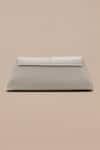 Shop_Ampm_Silver Textured Reba Metallic Clutch _at_Aza_Fashions