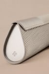 Shop_Ampm_Silver Textured Reba Metallic Clutch _Online_at_Aza_Fashions