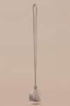 Shop_Ampm_Silver Textured Linea Metallic Round Sling Bag _at_Aza_Fashions