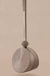 Buy_Ampm_Silver Textured Linea Metallic Round Sling Bag 