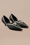Shop_Ampm_Black Embellished Zuri Kitten Heels _at_Aza_Fashions