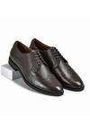 Buy_Wednesday Lifestyle_Brown Dominic Brogue Pattern Derby Shoes _at_Aza_Fashions