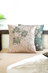 Shop_Mid July Home_Green Velvet Cutdana, Floral, Gilded Garden Embroidered Cushion Cover 2 Pcs Set_at_Aza_Fashions