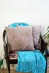 Buy_Mid July Home_Beige Velvet Thread, Moti The Memory Maze Embellished Cushion Cover 2 Pcs Set_at_Aza_Fashions