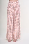 Buy_Arpita Mehta_White Crepe Silk Printed Sand And Toasted Blouse & Orange Butti Cape Pant Set _Online_at_Aza_Fashions