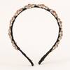 Born Flash_Rose Gold Crystal Mistletoe And Bead Embellished Hairband _at_Aza_Fashions