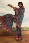 Rajdeep Ranawat_Multi Color Silk Printed Mirror Sharara _at_Aza_Fashions