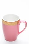 Shop_Vola_Pink Porcelain Blooming Dalhia Pattern Mugs - Set Of 6_at_Aza_Fashions