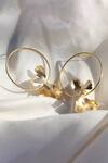 Buy_Heena Mittal_Gold Plated Fiore Girdle Petal Hoops 