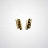 Buy_Heena Mittal_Gold Plated Twisted Ribbon Pattern Studs _Online_at_Aza_Fashions