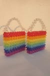 Shop_RUBILON_Multi Color Bead Rainbow Acrylic Bag _at_Aza_Fashions