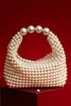 Shop_AMYRA_White Pearl Zia Purse _at_Aza_Fashions