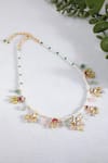 Buy_Joules By Radhika_Gold Plated Bead Charm Necklace _at_Aza_Fashions