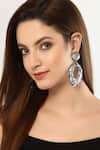 Buy_Bijoux By Priya Chandna_Grey Resin Embrace Hoop Danglers _at_Aza_Fashions