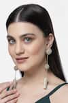 Buy_Bijoux By Priya Chandna_Multi Color Crystal Ball Stationed Dangler Earrings _at_Aza_Fashions